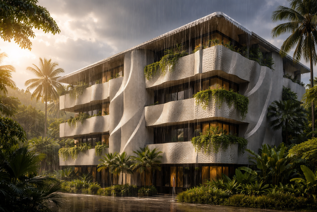 Fasad GRC Krawangan dan Relief sebagai Elemen Iklim Pasif dalam Desain Bangunan chatgpt image feb 10, 2026, 03 37 11 pm