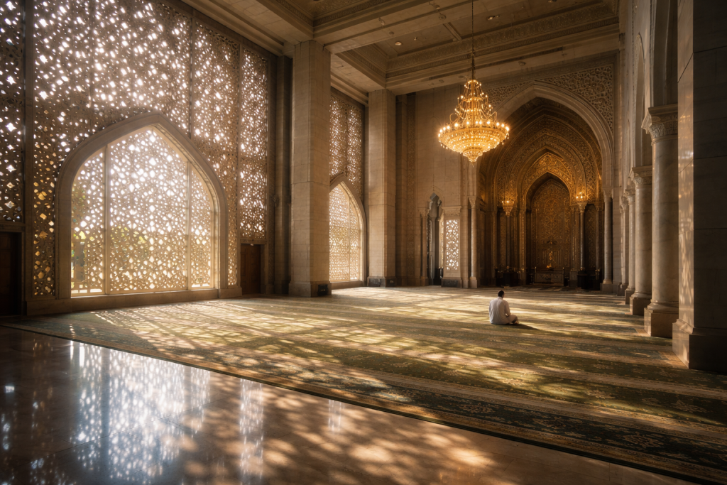 Mengapa Krawangan Berbasis GRC Mendominasi Desain Masjid Kontemporer? Perspektif Iklim, Estetika, dan Identitas Arsitektur chatgpt image feb 16, 2026, 10 13 29 am