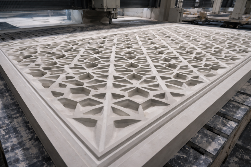 Teknologi CNC dalam Fabrikasi Panel GRC: Dari Desain Digital ke Produk Arsitektur Presisi chatgpt image feb 23, 2026, 09 11 09 am