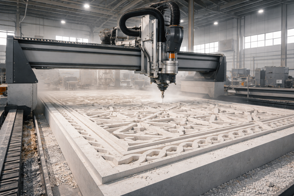 Teknologi CNC dalam Produksi Panel GRC: Presisi Tanpa Kompromi chatgpt image mar 13, 2026, 12 52 50 pm