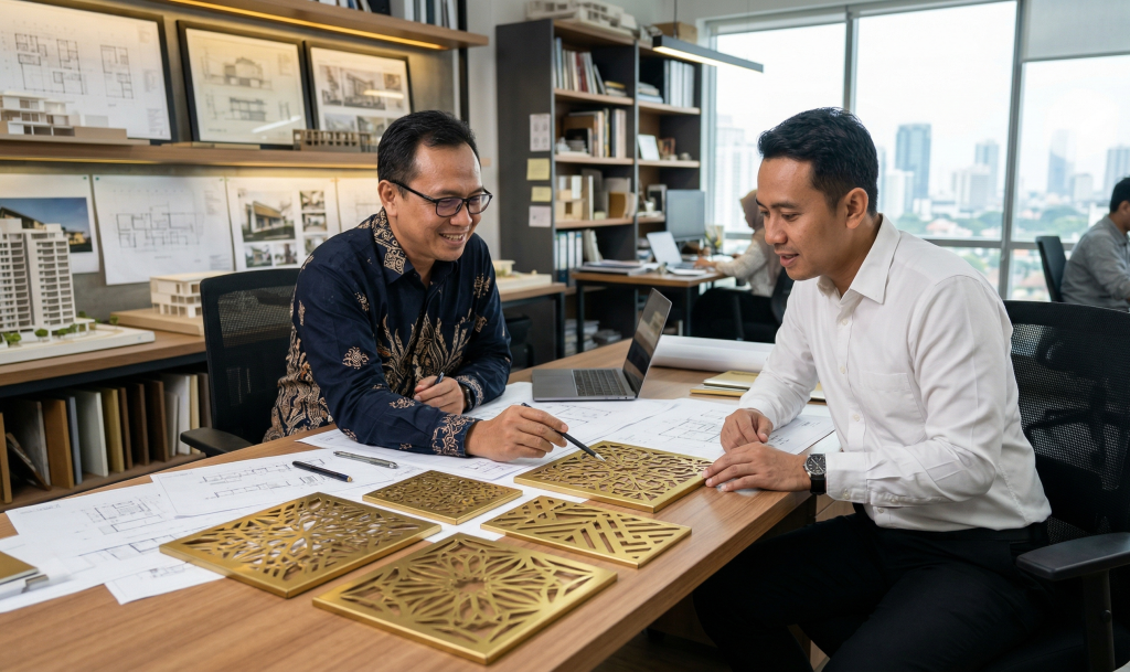 ACP Ornament Gold semakin sering masuk dalam rekomendasi arsitek ketika klien menginginkan fasad bangunan yang memancarkan kesan premium dan modern sekaligus.