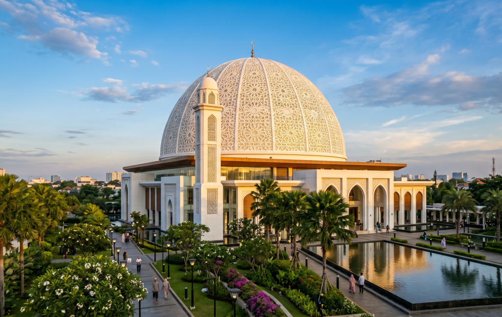 Mengenal Kubah GRC: Mengapa Material Ini Menggeser Baja dan Beton pada Masjid Modern Kubah GRC kini menjadi pilihan utama untuk masjid modern di Indonesia, menggantikan beton bertulang dan baja berkat kombinasi bobot ringan, fleksibilitas desain, dan daya tahan jangka panjang.